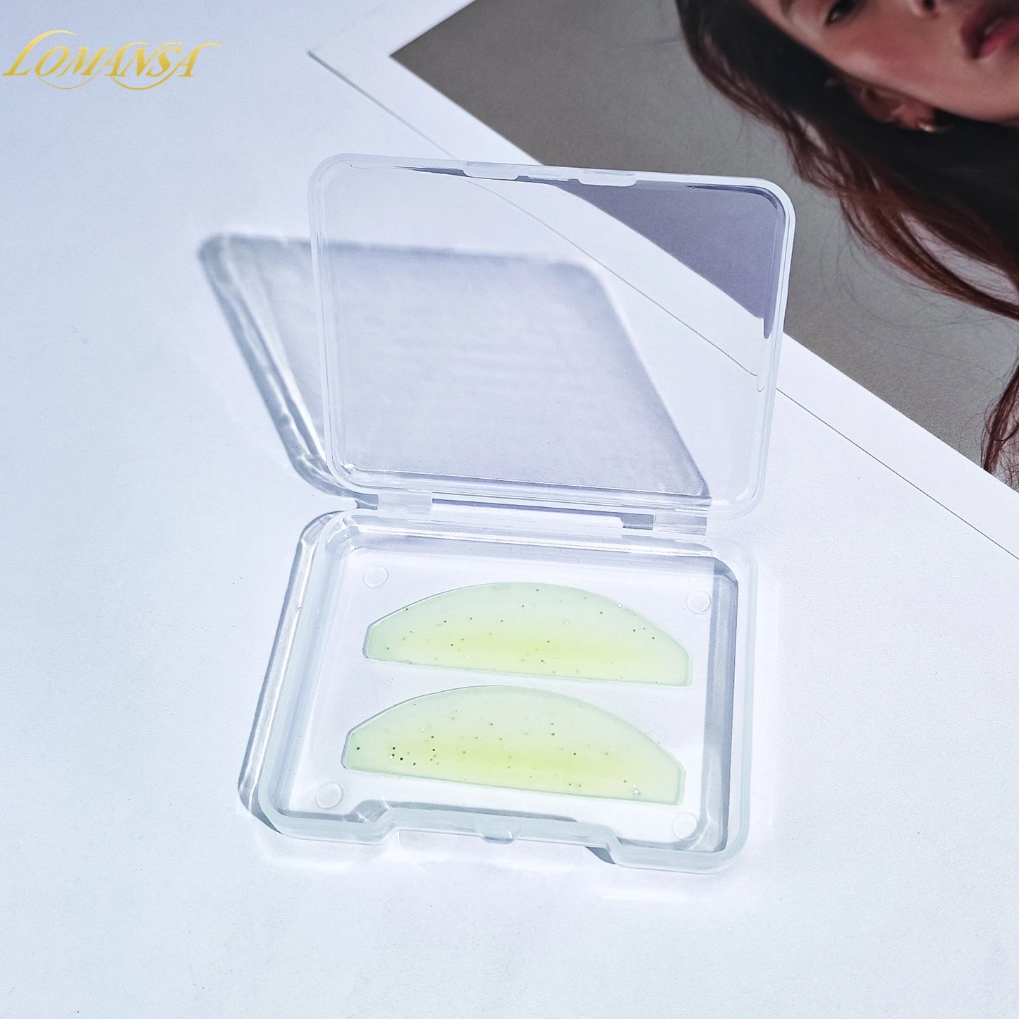 Lomansa 1 ζεύγος επιθέματα σιλικόνης για μαλακτικές βλεφαρίδες – Ράβδοι και ασπίδες για περμανάντ βλεφαρίδων για ανύψωση βλεφαρίδων, επαγγελματικά αξεσουάρ βλεφαρίδων