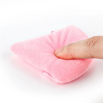 SHIDISHANGPIN Triangle Velvet Powder Puff – Επαναχρησιμοποιήσιμο σφουγγάρι μακιγιάζ προσώπου, μίνι βαμβακερό σφουγγάρι μακιγιάζ για foundation, σκιά ματιών και εργαλεία ομορφιάς (1/2/3/6 τεμάχια)