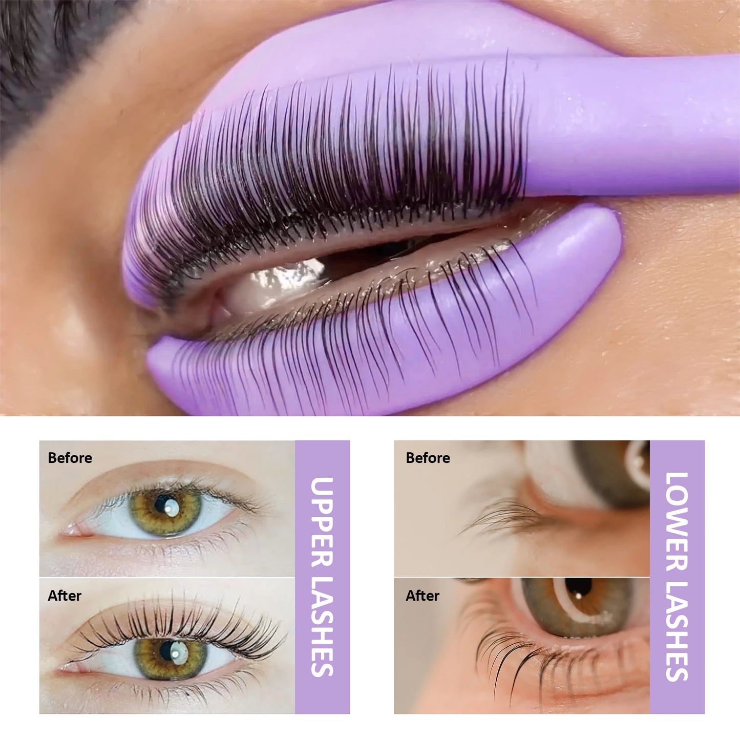 Libeauty 7 Paris Επαναχρησιμοποιήσιμα προστατευτικά μαξιλαράκια ανύψωσης βλεφαρίδων – Αξεσουάρ σιλικόνης για ψαλίδι βλεφαρίδων και σίδερο για μπούκλες, εργαλείο μακιγιάζ