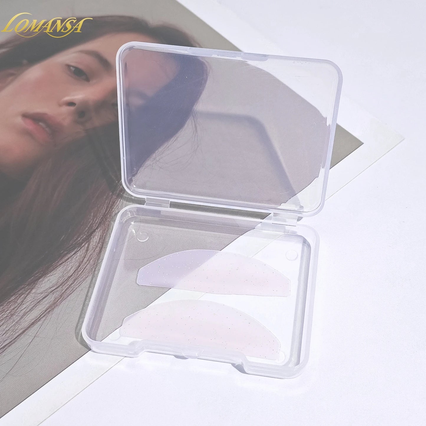 Lomansa 1 ζεύγος επιθέματα σιλικόνης για μαλακτικές βλεφαρίδες – Ράβδοι και ασπίδες για περμανάντ βλεφαρίδων για ανύψωση βλεφαρίδων, επαγγελματικά αξεσουάρ βλεφαρίδων