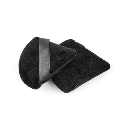 SHIDISHANGPIN Triangle Velvet Powder Puff – Επαναχρησιμοποιήσιμο σφουγγάρι μακιγιάζ προσώπου, μίνι βαμβακερό σφουγγάρι μακιγιάζ για foundation, σκιά ματιών και εργαλεία ομορφιάς (1/2/3/6 τεμάχια)