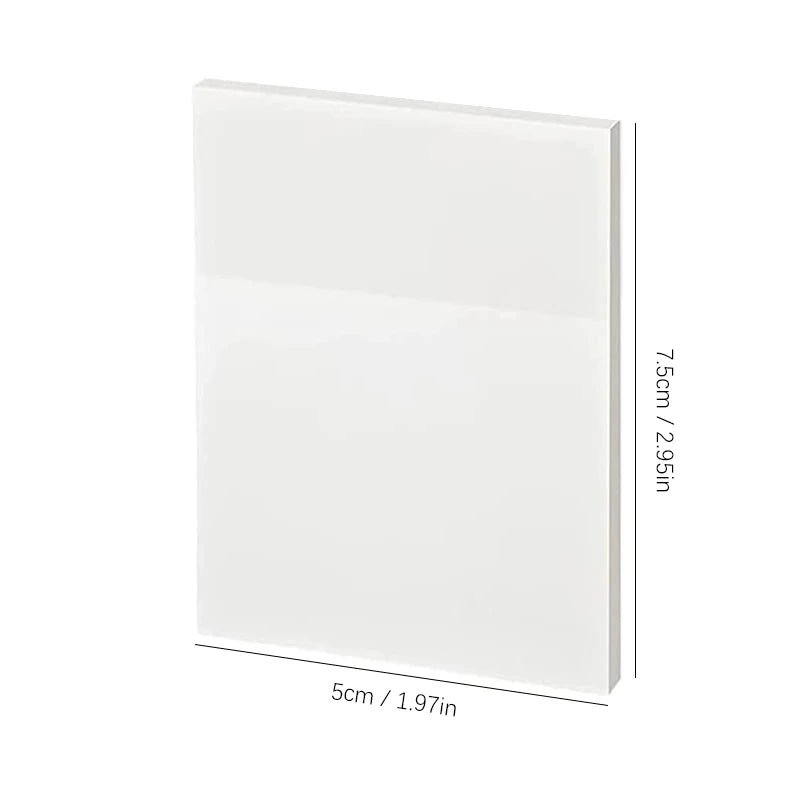 50 φύλλα διαφανών αυτοκόλλητων σημειώσεων – αδιάβροχα αυτοκόλλητα μηνυμάτων και υπογραφής για σημειωματάρια