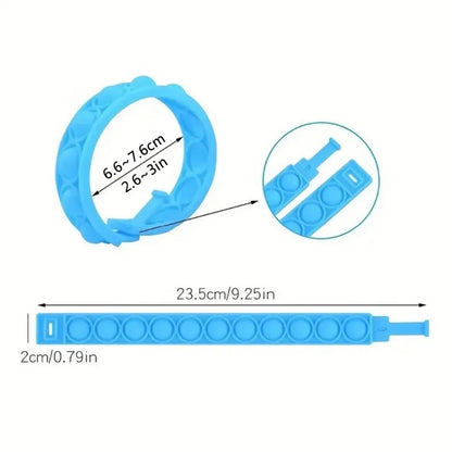 12/24/36 τεμάχια πολύχρωμο βραχιόλι σιλικόνης με φούσκα – Δώρα για παιδικά πάρτι, δώρα γενεθλίων, αναμνηστικά γάμου, βραχιόλια καρναβαλιού και διακοπών
