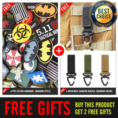 Ανακλαστικό Σακίδιο Πλάτης 40L με Ανακλαστικό Τακτικό Φόρεμα – Στρατιωτικό Σακίδιο Molle για Εξωτερικούς Χώρους | Τσάντα Πεζοπορίας, Κάμπινγκ, Κυνήγι &amp; Ταξιδιωτική Τσάντα