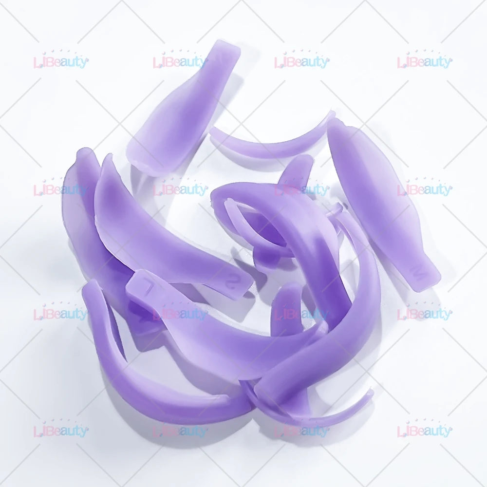 Libeauty 7 Paris Επαναχρησιμοποιήσιμα προστατευτικά μαξιλαράκια ανύψωσης βλεφαρίδων – Αξεσουάρ σιλικόνης για ψαλίδι βλεφαρίδων και σίδερο για μπούκλες, εργαλείο μακιγιάζ