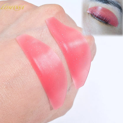 Lomansa 1 ζεύγος επιθέματα σιλικόνης για μαλακτικές βλεφαρίδες – Ράβδοι και ασπίδες για περμανάντ βλεφαρίδων για ανύψωση βλεφαρίδων, επαγγελματικά αξεσουάρ βλεφαρίδων