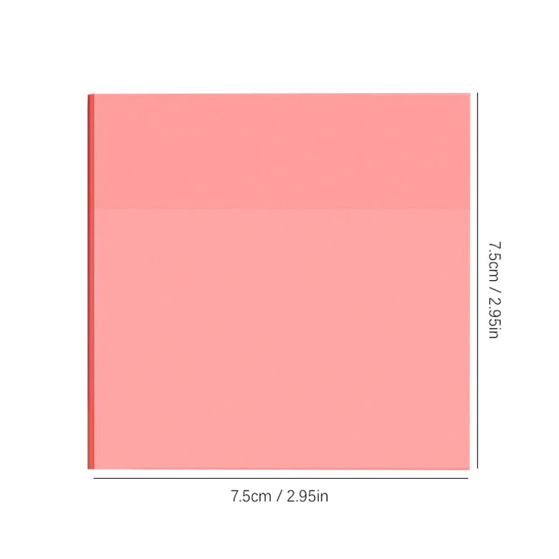 50 φύλλα διαφανών αυτοκόλλητων σημειώσεων – αδιάβροχα αυτοκόλλητα μηνυμάτων και υπογραφής για σημειωματάρια