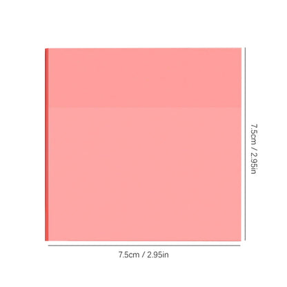 50 φύλλα διαφανών αυτοκόλλητων σημειώσεων – αδιάβροχα αυτοκόλλητα μηνυμάτων και υπογραφής για σημειωματάρια