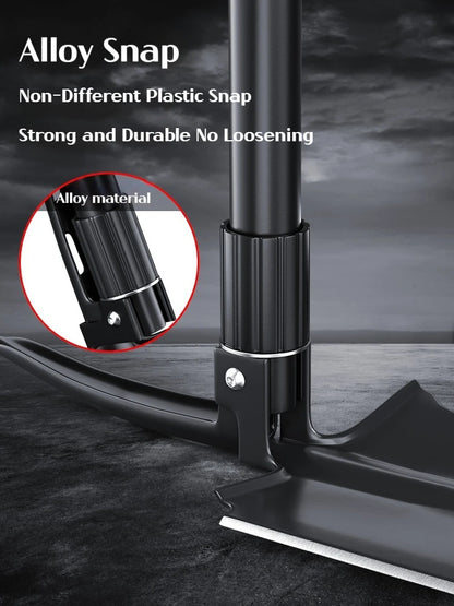 1 τεμάχιο πτυσσόμενο φτυάρι για υπαίθριες κατασκηνώσεις – Πολυλειτουργικό εργαλείο οχύρωσης για πεζοπορία, φορητό φτυάρι κήπου και επιβίωσης