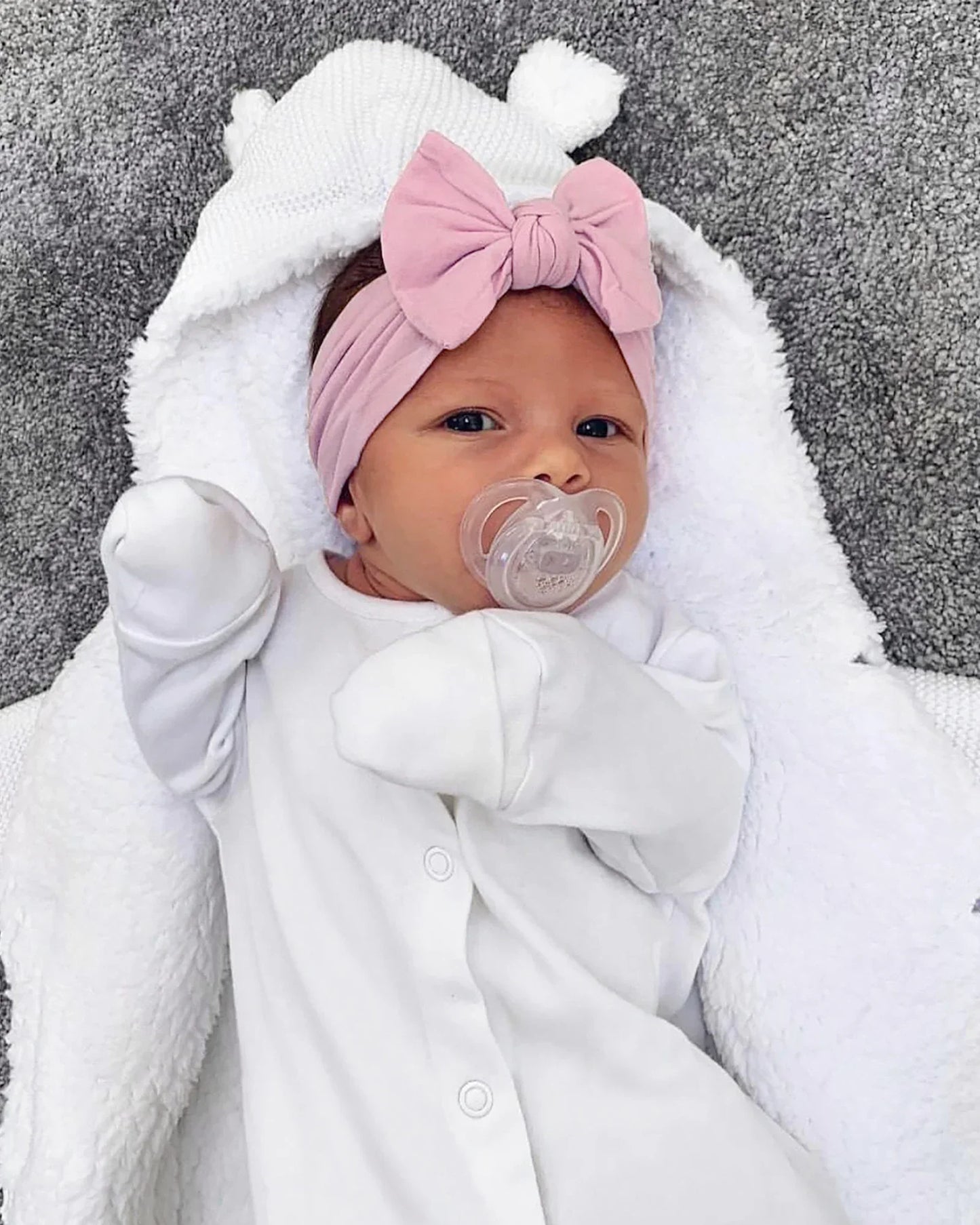 1 τεμάχιο νάιλον μαντήλι για μωρά – Χειροποίητη κορδέλα με λουλούδια για νεογέννητα κορίτσια, ελαστικό τουρμπάνι μαλλιών για νήπια