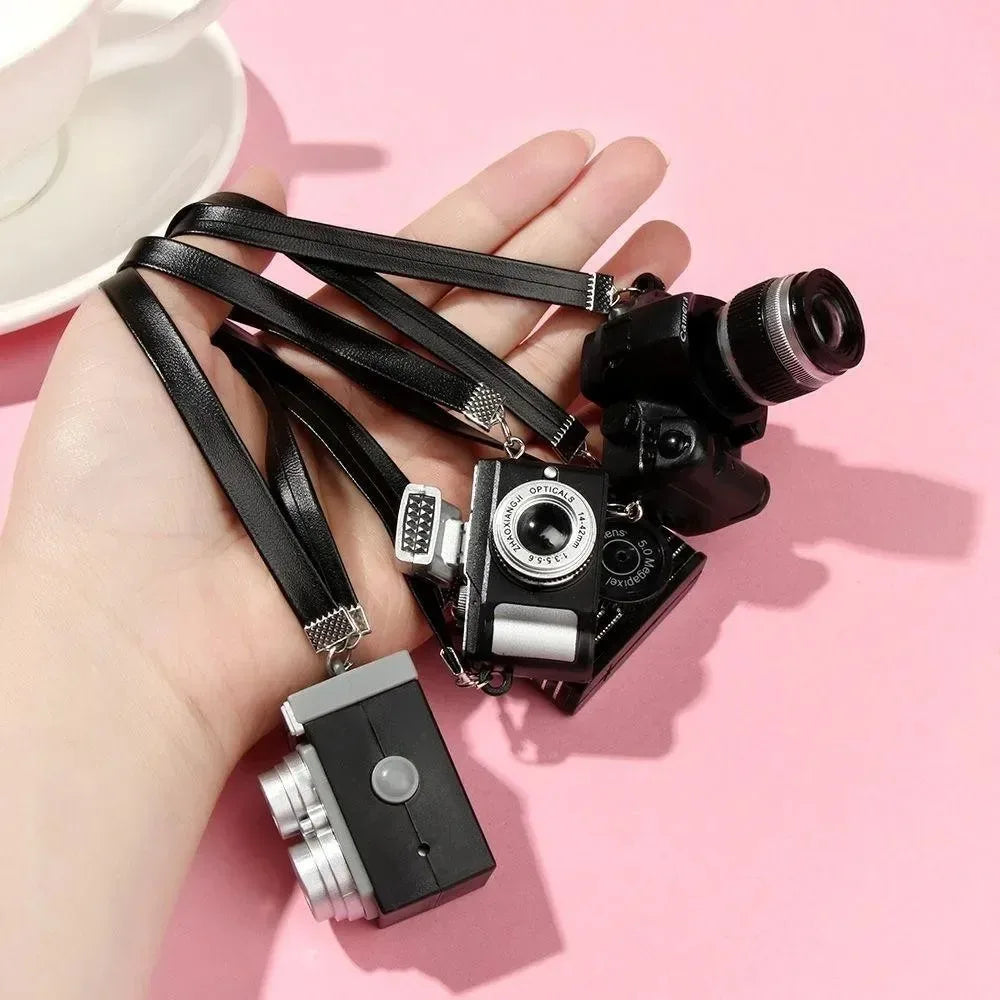 1Pc Miniature Digital SLR Camera for Dollhouse – Doll Accessory for Labubu & Upset Duck Dolls
