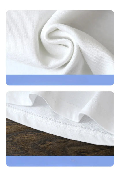 Παιδικό μπλουζάκι με κοντά μανίκια από καθαρό βαμβάκι 2-10 ετών – Καλοκαιρινές μπλούζες για αγόρια και κορίτσια