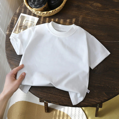 Παιδικό μπλουζάκι με κοντά μανίκια από καθαρό βαμβάκι 2-10 ετών – Καλοκαιρινές μπλούζες για αγόρια και κορίτσια