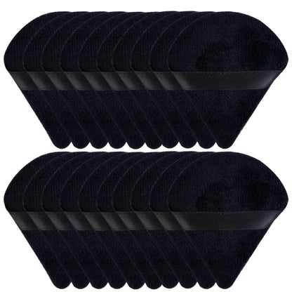 20/30 τεμάχια Triangle Velvet Powder Puff – Σφουγγάρι μακιγιάζ για υγρή και στεγνή χρήση για foundation, καλλυντικά και ανάμειξη προϊόντων ομορφιάς