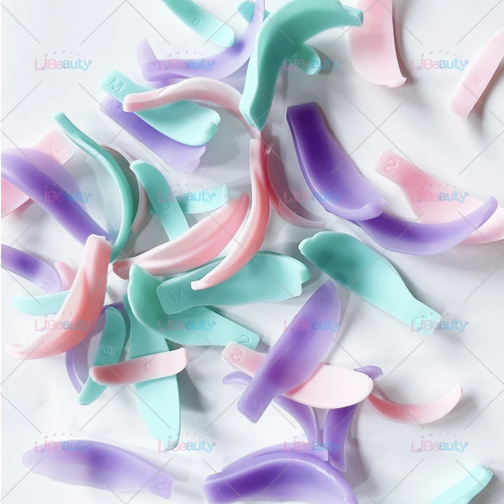 Libeauty 7 Paris Επαναχρησιμοποιήσιμα προστατευτικά μαξιλαράκια ανύψωσης βλεφαρίδων – Αξεσουάρ σιλικόνης για ψαλίδι βλεφαρίδων και σίδερο για μπούκλες, εργαλείο μακιγιάζ